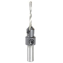 3/8" x 2-9/16" High Performance AlTiN Coated Carbide Tipped Countersink Bit, #6 Screw
