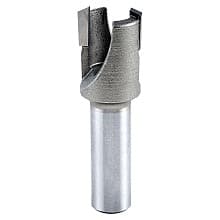 25/32" Dia x 1/2" Carbide Tipped Plug Cutter for Drill Press, 1/2" Shank