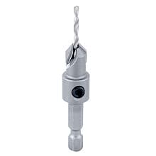 3/8" x 2-1/8" Carbide Tipped Countersink Bit for Wood, #6 Screw