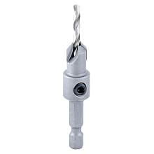 3/8" x 2-1/8" Carbide Tipped Countersink Bit, 1/4" Shank