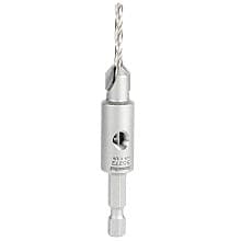 3/8" Carbide Tipped Replacement Countersink Bit with Slow Spiral M2 Drill, #4 Screw