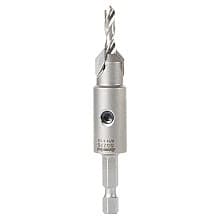 1/2" Carbide Tipped Replacement Countersink Bit with Slow Spiral M2 Drill, #10 Screw