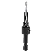RTA Furniture Drill/Countersink Bit with Quick Release 1/4" Hex Shank for 5mm Screw