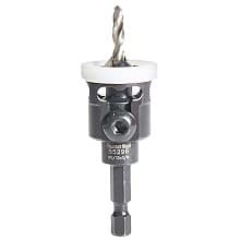 3/8" x 2-3/8" Carbide Tipped Countersink Bit with Adjustable Low Friction Depth Stop, #8 Screw