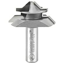 1-3/4" Dia x 7/8" Carbide Tipped Lock Miter Bit, 45°, 1/2" Shank for 3/8" - 3/4" Material