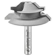 1-1/2" Dia x 1/2" Carbide Tipped Lock Miter Bit, 45°, 1/4" Shank for 5/16" - 7/16" Material