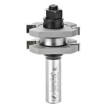 1-5/8" 2-Wing Tongue/Groove Assembly Bit, 1/2" Shank