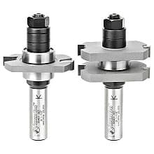 1-7/8" x 3" 2-Piece Tongue/Groove Bit Set, 1/2" Shank