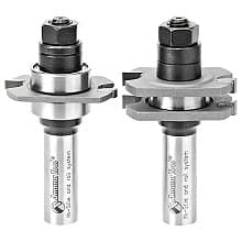 1-5/8" x 3" 2-Piece Tongue/Groove Bit Set, 1/2" Shank