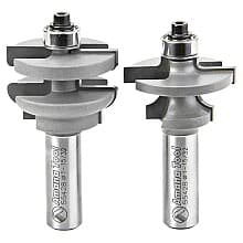 1-15/32" Dia x 1" Carbide Tipped Architectural Stile/Rail 1/2" Shank Set (2-Piece)