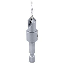 3/8" x 2-1/8" Carbide Tipped Countersink Taper Bit, #6 Screw