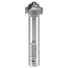 3/4" Dia x 1/2" Carbide Tipped Plunging Classical Router Bit, 9/64" Radius, 1/2" Shank