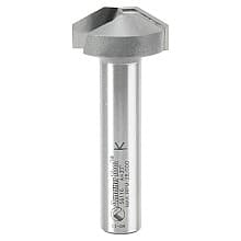 1-1/8" Dia x 1/2" Carbide Tipped Plunging Raised Panel Bit, Style A 30°, 1/2" Shank