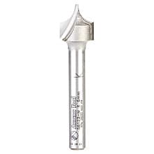 12mm Dia x 13mm Carbide Tipped Point Cutting Roundover 6mm Radius Router Bit, 6mm Shank