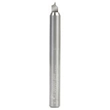 9/64" Dia x 7/32" Solid Carbide Point Cutting Roundover 1/16" Radius Router Bit, 1/4" Shank