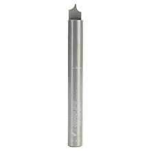13/64" Dia x 1/4" Solid Carbide Point Cutting Roundover 3/32" Radius Router Bit, 1/4" Shank