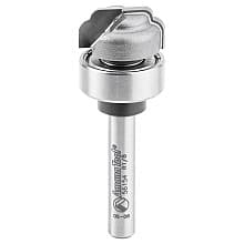 3/4" Dia x 3/8" Carbide Tipped Special Cove 1/8" Radius Core Box Bit, 1/4" Shank