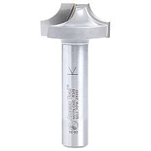 1-1/4" Dia x 5/16" Carbide Tipped Plunging Beading Bit, 3/8" Radius, 1/2" Shank