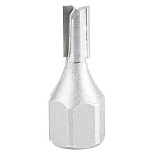 1/4" Dia x 1/2" Carbide Tipped Mortising Bit, Screw Straight No Shear Cutter, 1/4" - 28 Thread