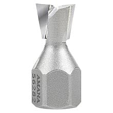 7/16" Dia x 3/8" Carbide Tipped 10° Dovetail Screw Cutter, 1/4" - 28 Thread