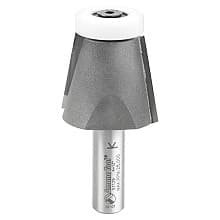 1-1/2" Dia x 1-1/4" Carbide Tipped Wilsonart SSV Bowl Solid Surface, 12°, 1/2" Shank