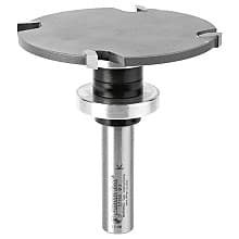 3" Dia x 3/16" Carbide Tipped 4 Wing Cut Out Solid Surface, 1/2" Shank, 27/32" Depth of Cut