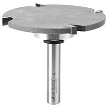 3" Dia x 1/4" Carbide Tipped 4 Wing Cut Out Solid Surface, 1/2" Shank, 1" Depth of Cut