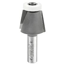 1-1/4" Dia x 1" Carbide Tipped Undermount Bowl Solid Surface, 11.5°, 1/2" Shank