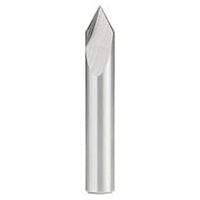 1/4" Dia x 0.560" Solid Carbide V Groove Engraving Bit, 60°, 1/4" Shank