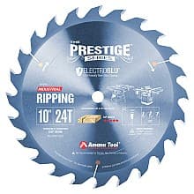 Prestige 10" x 24 Teeth Electro-Blu Coated Standard Ripping Saw Blade