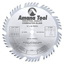 10" x 50 Teeth Combination Rip/Cross-Cut Saw Blade, 3.4mm Kerf