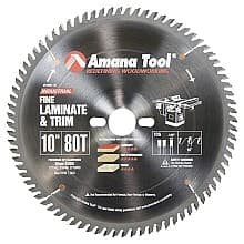 10" x 80 Teeth Fine Cut-Off/Cross-Cut Saw Blade, 30mm Bore