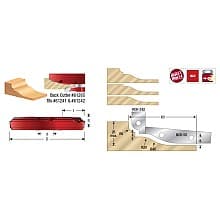 200mm x 24mm x 1-1/4 Bore Insert Carbide Raised Panel Bit