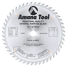 12" x 48 Teeth Ripping/Cross-Cut General Purpose Saw Blade