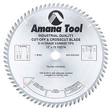 12" x 72 Teeth Alternate Top Bevel Cross-Cut/Cut-Off Saw Blade