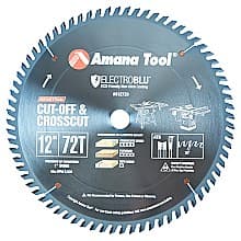 Prestige 12" x 72 Teeth Electro-Blu Non-Stick Coated Cut-Off/Cross-Cut Saw Blade