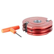 4-3/4" Dia x 1-1/2" Insert Carbide 2-Wing Stile/Rail, 1-1/4" Bore Profile #2 Steel