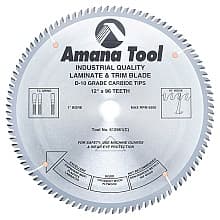 12" x 96 Teeth Fine Cut-Off/Cross-Cut Saw Blade