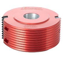 1-1/4" Bore Insert Carbide 'V' Type Glue Joint Shaper Cutter, 1-1/4" Bore