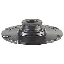 180mm x 8mm - 15mm x 1-1/4" Bore Insert Carbide Adjustable Groove with Scorer/Ring Nut