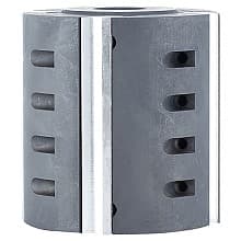 130mm Long x 125mm Dia x 30mm Bore Planer/Moulder Head 4-Wing with MD HSS Knives