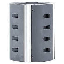 150mm Long x 125mm Dia x 1-1/4" Bore Planer/Moulder Head 4-Wing with MD HSS Knives