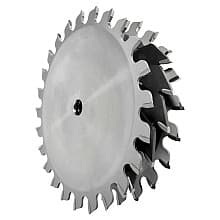 12" x  24 Teeth Dado Saw Blade Set with 2-Wing Five Chipper