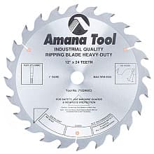 12" x 24 Teeth Heavy-Duty Ripping Saw Blade
