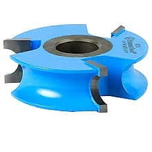 2-5/8" Dia x 13/16" Carbide Tipped 3-Wing Bull Bose Bit, 1/4" Radius x 1/2" Bead Radius