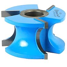 2-5/8" Dia x 1-1/2" Carbide Tipped 3-Wing Bull Nose Bit, 1/2" Radius x 1" Bead Radius