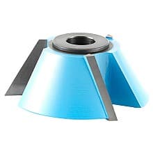 2-5/8" Dia x 1" Carbide Tipped 3-Wing Bevel 30°, 1/2" and 3/4" Bore