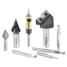 8-Piece CNC Signmaking Starter Router Bit Collection