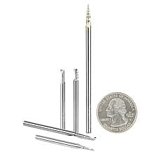 5-Piece CNC Aluminum Cutting  'O' Spiral Router Bit Pack, 1/8" Shank