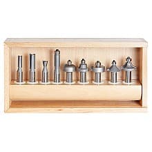 11-Piece Profile Router Bit Set, 1/2" Shank